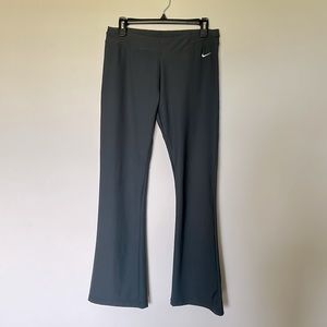 Nike Women’s Dri- Fit wide leg yoga pants size medium dark grey
